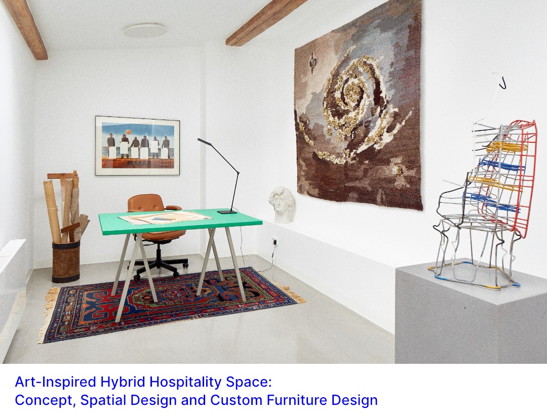 Art-Inspired Hybrid Hospitality Space: Concept, Spatial Design and Custom Furniture Design